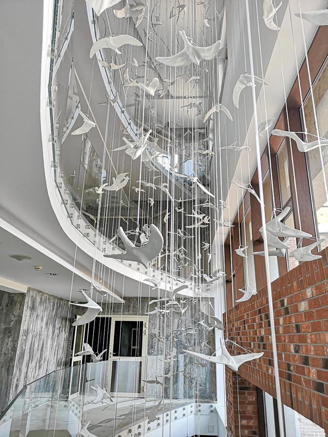 Willa Port 오스트로다 외부 사진 The staircase